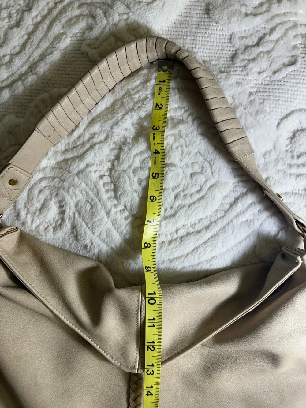 Browning beige Hobo conceal and carry shoulder Bag with Braided Detail